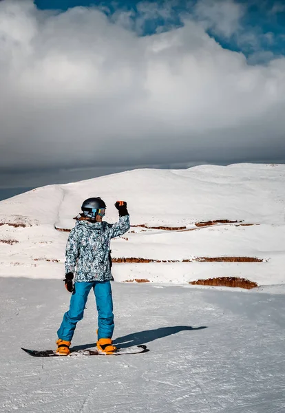 Férias de Inverno no Ski Resort — Fotografia de Stock