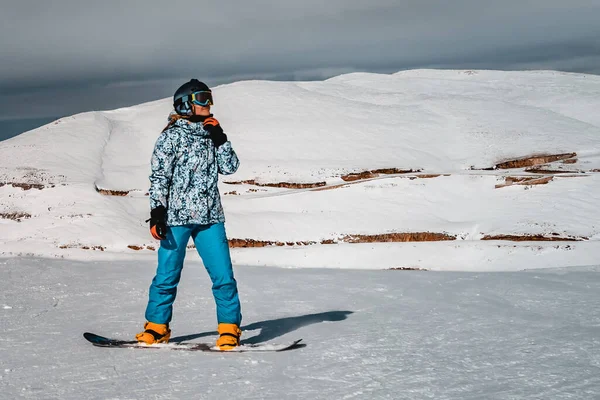 Férias de Inverno no Ski Resort — Fotografia de Stock