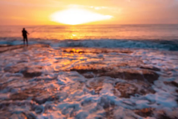 Sfondo spiaggia sfocato — Foto Stock