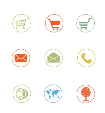 profesyonelce tasarlanmış - e-ticaret - Bölüm 3 simge setleri
