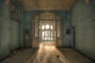 beelitz'ın terkedilmiş hastanede