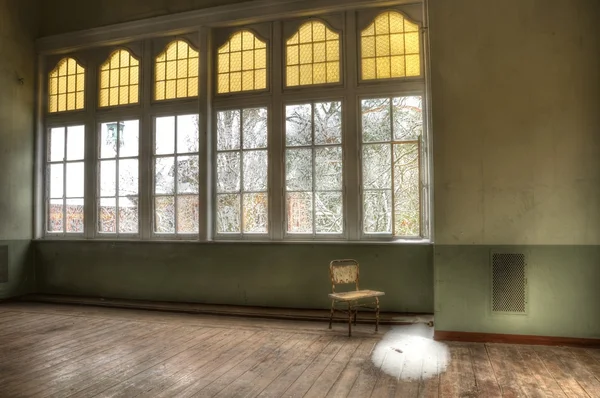 Заброшенная комната в Белитце — стоковое фото