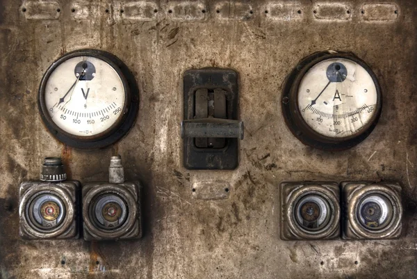 Old scoreboard in an abandoned Lost Place — Stock Photo, Image