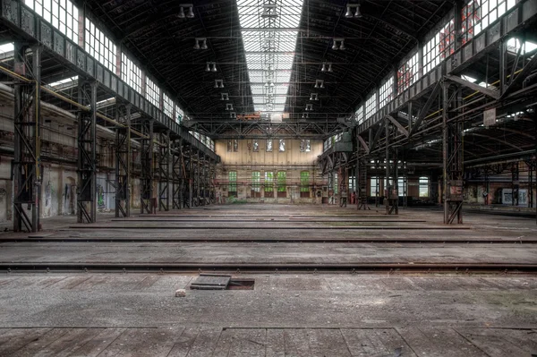 Vecchio posto perduto abbandonato nella Germania orientale — Foto Stock