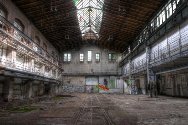 Altes verlassenes Gebäude in Ostdeutschland — Stockfoto