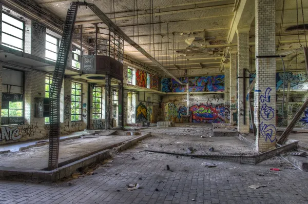 Armazém antigo abandonado Fotografia De Stock