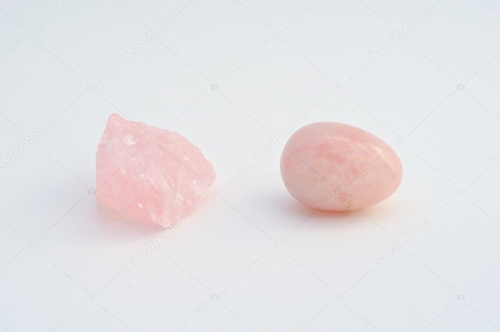 Gemstone rose quartz