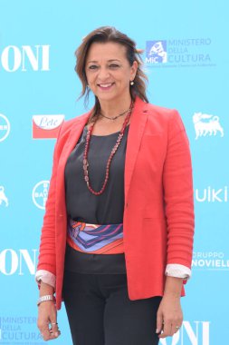 GiFFONI VALLE PİANA - 30 Temmuz 2021: Valeria Fascione Giffoni Film Festivali 50 Plus - 30 Temmuz 2021 Giffoni Valle Piana, İtalya.