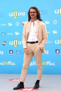 Giffoni Film Festivali 50 Plus 'ta Gianluca Colucci - 28 Temmuz 2021 Giffoni Valle Piana, İtalya.