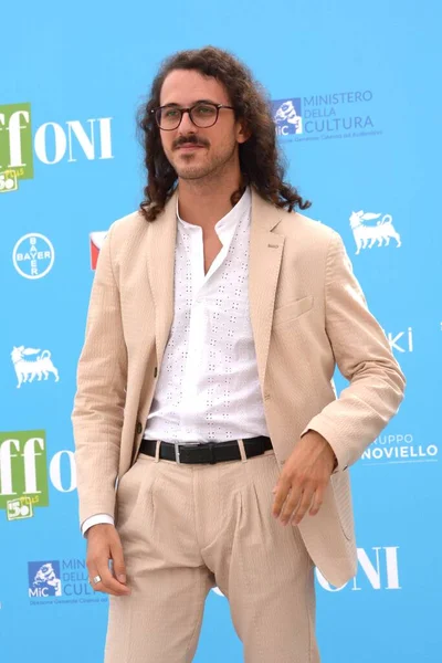 Giffoni Valle Piana Włochy Lipca 2021 Gianluca Colucci Giffoni Film — Zdjęcie stockowe