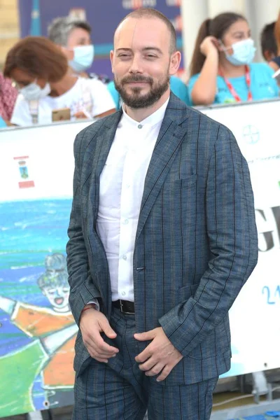 Giffoni Valle Piana Italien Juli 2021 Simone Ruzzo Giffoni Film — Stockfoto