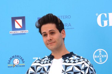 GiFFONI VALONI PİANA - 28 Temmuz 2021: Luigi Calagna Giffoni Film Festivali 50 Plus - 28 Temmuz 2021 Giffoni Valle Piana, İtalya.