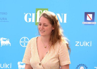 Giffoni Film Festivali 50 Plus 'ta Giulia Flor Buraschi - 28 Temmuz 2021 Giffoni Valle Piana, İtalya.