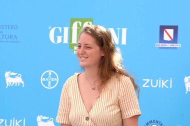 Giffoni Film Festivali 50 Plus 'ta Giulia Flor Buraschi - 28 Temmuz 2021 Giffoni Valle Piana, İtalya.