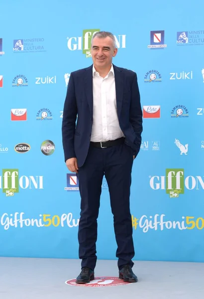 Giffoni Valle Piana Italien Juli 2021 Andrea Giuliacci Giffoni Film — Stockfoto