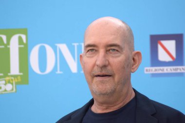 GiFFONI VALLE PİANA - 24 Temmuz 2021: Claudio Norza Giffoni Film Festivali 50 Plus - 24 Temmuz 2021 Giffoni Valle Piana, İtalya.