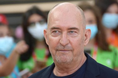 GiFFONI VALLE PİANA - 24 Temmuz 2021: Claudio Norza Giffoni Film Festivali 50 Plus - 24 Temmuz 2021 Giffoni Valle Piana, İtalya.