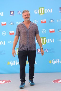 GiFFONI VALLE PİANA - 24 Temmuz 2021: Roberto Proia Giffoni Film Festivali 50 Plus - 24 Temmuz 2021 Giffoni Valle Piana, İtalya.