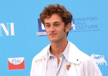 GiFFONI VALLE PİANA - 24 Temmuz 2021: Jozef Gjura Giffoni Film Festivali 50 Plus - 24 Temmuz 2021 tarihinde Giffoni Valle Piana, İtalya.