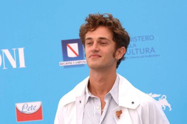 GiFFONI VALLE PİANA - 24 Temmuz 2021: Jozef Gjura Giffoni Film Festivali 50 Plus - 24 Temmuz 2021 tarihinde Giffoni Valle Piana, İtalya.