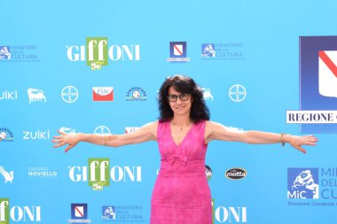 Giffoni Film Festivali 50 Plus 'ta 26 Temmuz 2021' de Giffoni Valle Piana, İtalya 'da Annamaria Stecchiotti.