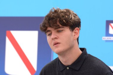 GiFFONI VALONI PİANA - 22 Temmuz 2021: Marco De Cesaris Giffoni Film Festivali 50 Plus - 22 Temmuz 2021 tarihinde Giffoni Valle Piana, İtalya.