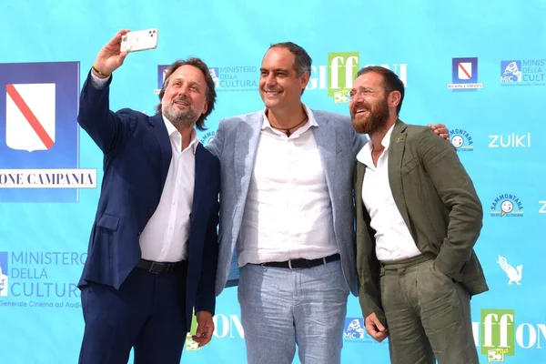 Giffoni Valle Piana Włochy Lipca 2021 Leonardo Costagliola Raimondo Ambrosino — Zdjęcie stockowe