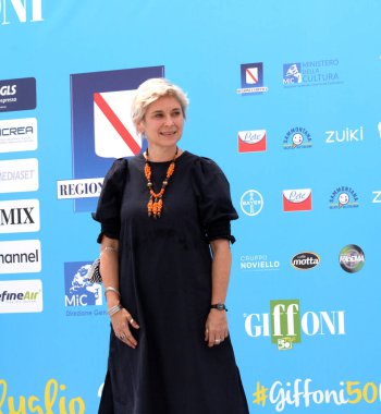 Giffoni Film Festivali 50 Plus 'ta Karen Whiting, 23 Temmuz 2021' de Giffoni Valle Piana, İtalya 'da..