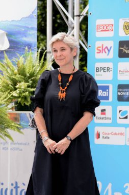 Giffoni Film Festivali 50 Plus 'ta Karen Whiting, 23 Temmuz 2021' de Giffoni Valle Piana, İtalya 'da..