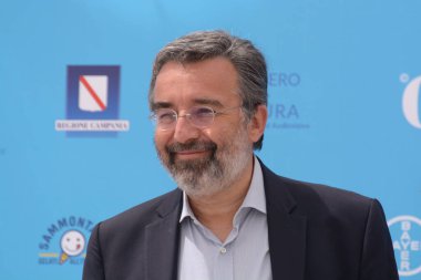 Giffoni Film Festivali 50 Plus 'ta 29 Temmuz 2021' de Marco Damilano Giffoni Valle Piana, İtalya 'da..