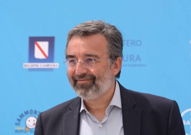 Giffoni Film Festivali 50 Plus 'ta 29 Temmuz 2021' de Marco Damilano Giffoni Valle Piana, İtalya 'da..