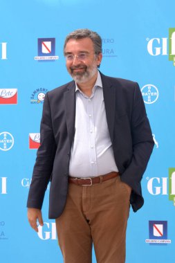 Giffoni Film Festivali 50 Plus 'ta 29 Temmuz 2021' de Marco Damilano Giffoni Valle Piana, İtalya 'da..