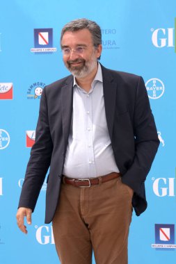 Giffoni Film Festivali 50 Plus 'ta 29 Temmuz 2021' de Marco Damilano Giffoni Valle Piana, İtalya 'da..