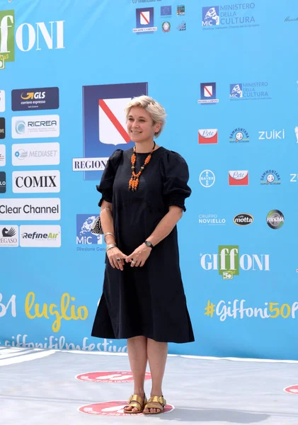 Giffoni Valle Piana Italien Juli 2021 Karen Whiting Giffoni Film — Stockfoto