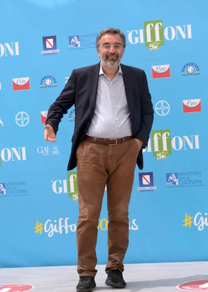 Giffoni Film Festivali Temmuz 2021 Marco Damilano Giffoni Valle Piana — Stok fotoğraf