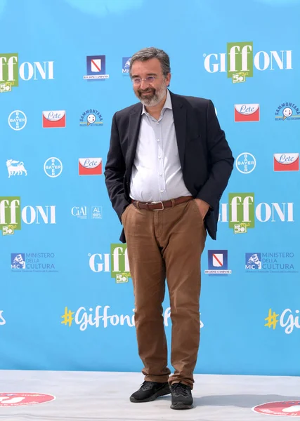 Giffoni Valle Piana Italien Juli 2021 Marco Damilano Giffoni Film — Stockfoto