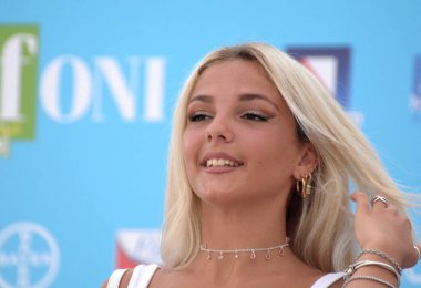 Giffoni Film Festivali 50 Plus 'ta 23 Temmuz 2021' de Giffoni Valle Piana, İtalya 'da Samara Tramontana.