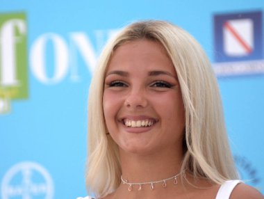 Giffoni Film Festivali 50 Plus 'ta 23 Temmuz 2021' de Giffoni Valle Piana, İtalya 'da Samara Tramontana.
