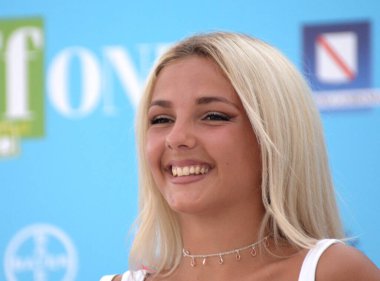 Giffoni Film Festivali 50 Plus 'ta 23 Temmuz 2021' de Giffoni Valle Piana, İtalya 'da Samara Tramontana.