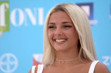 Giffoni Film Festivali 50 Plus 'ta 23 Temmuz 2021' de Giffoni Valle Piana, İtalya 'da Samara Tramontana.