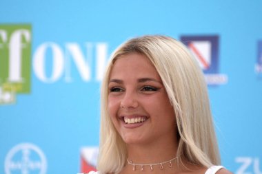 Giffoni Film Festivali 50 Plus 'ta 23 Temmuz 2021' de Giffoni Valle Piana, İtalya 'da Samara Tramontana.