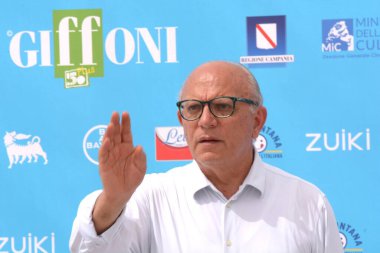 Giffoni Film Festivali 50 + Claudio Gubitosi - 31 Temmuz 2021 Giffoni Valle Piana, İtalya.