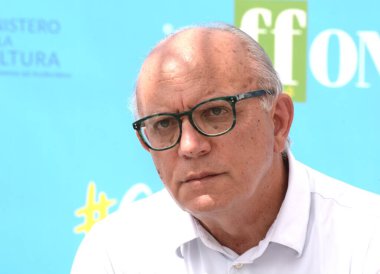 Giffoni Film Festivali 50 + Claudio Gubitosi - 31 Temmuz 2021 Giffoni Valle Piana, İtalya.