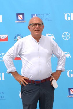Giffoni Film Festivali 50 + Claudio Gubitosi - 31 Temmuz 2021 Giffoni Valle Piana, İtalya.