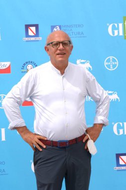 Giffoni Film Festivali 50 + Claudio Gubitosi - 31 Temmuz 2021 Giffoni Valle Piana, İtalya.