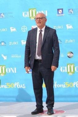 Giffoni Film Festivali 50 + Claudio Gubitosi - 31 Temmuz 2021 Giffoni Valle Piana, İtalya.