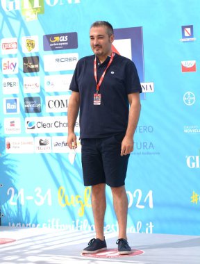 Giffoni Film Festivali 50 Plus 'ta 30 Temmuz 2021' de Giffoni Valle Piana, İtalya 'da Giffoni Valle Piana' da Antonio Di Fede.