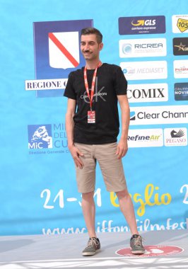 Giffoni Film Festivali 50 Plus 'ta Sergio Colantuono - 30 Temmuz 2021 Giffoni Valle Piana, İtalya.