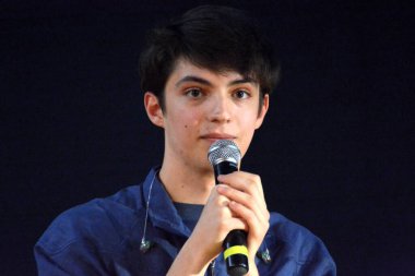 GIFFONI VALLE PIANA - 28 Nisan 2022: Matteo Romano Verde Giffoni 'de, 28 Nisan 2022 tarihinde Giffoni Valle Piana, İtalya.