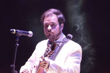 GiFFONI VALONI PİANA - 28 Nisan 2022: Davide Napoleone Verde Giffoni 'de, 28 Nisan 2022 tarihinde Giffoni Valle Piana, İtalya.